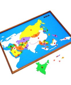 Montessori Premium Map puzzle: Asia Image2