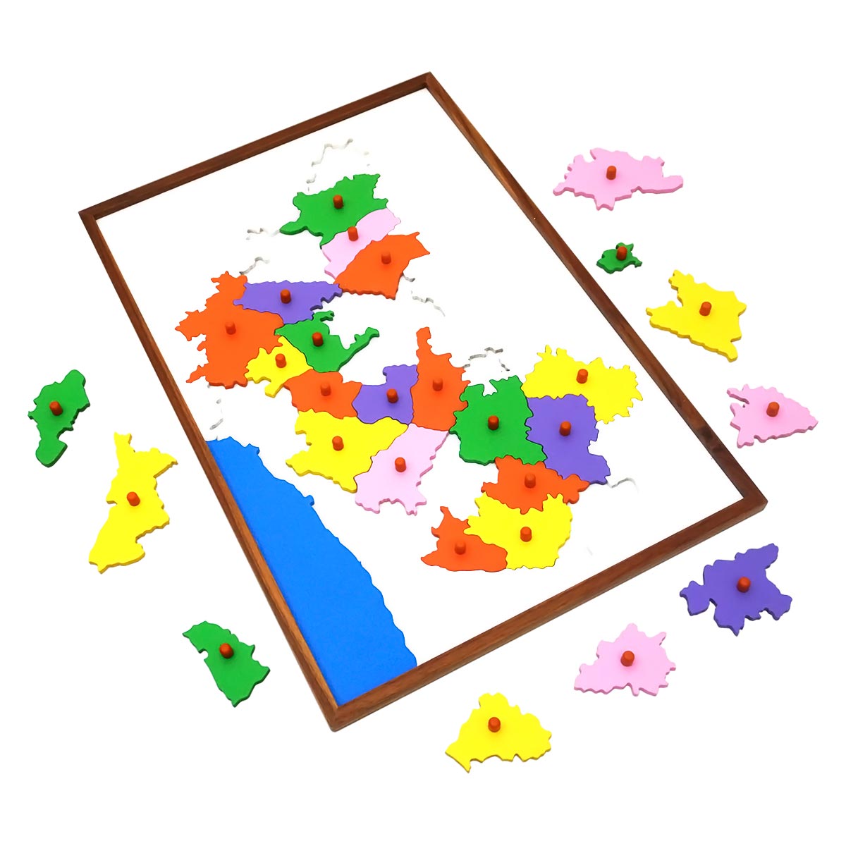 Map Puzzle Karnataka Montessori Materials Learning Toys And Furniture India