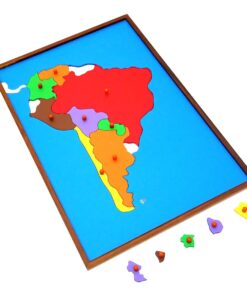 Montessori Premium Map Puzzle: South America Image2
