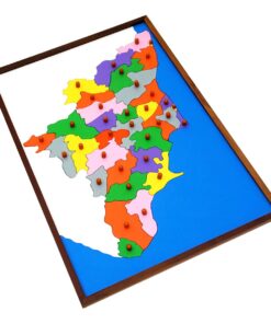 Montessori Premium Map Puzzle: Tamil Nadu Image1