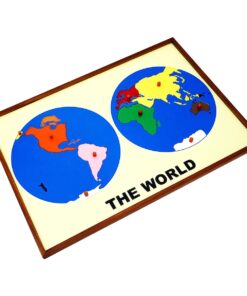 Political World Globe 13cm - Childrens House Montessori Materials