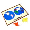 Montessori Premium Map Puzzle: World Image2