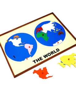 Montessori Premium Map Puzzle: World Image2