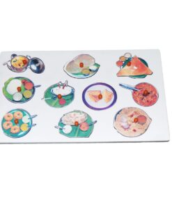 Jigsaw Puzzle Foods of India Insert Board