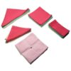 Montessori Premium Napkins for Folding (12) and Dusters (3) Image1
