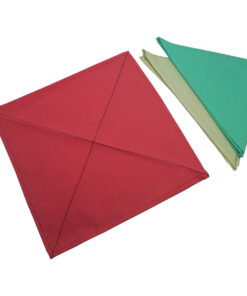 Montessori Premium Napkins for Folding (12) and Dusters (3) Image2