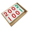 Montessori Premium Number Cards 1 to 9000 Image1