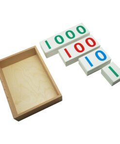 Montessori Premium Number Cards 1 to 9000 Image2