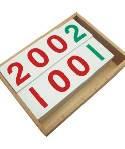Montessori Premium Number Cards 1 to 9000 Image1