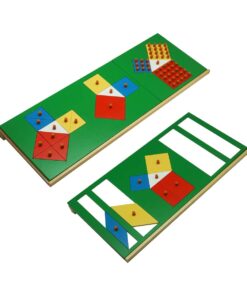 Montessori Premium Pythagoras Theorem with Stand Wooden Image1