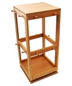 Montessori Premium Revolving Stand: 8 Button Frames Image2