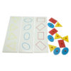 Montessori Premium Shape orientation boards with coins Set of 3 Image2
