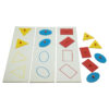 Montessori Premium Shape orientation boards with coins Set of 3 Image3