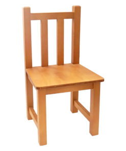 Montessori Premium Small Chair Polished without Arms Image1