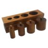 Montessori Premium Toddler Cylinder Blocks Set of 4 Image4