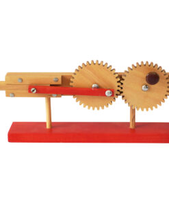 Simple Machine - Motion Converter Wooden Gear Model